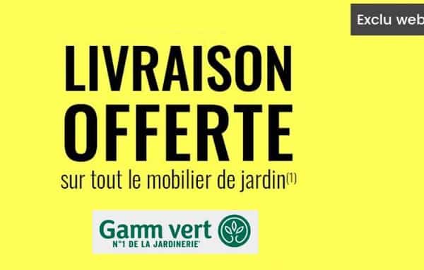 Livraison Gratuite Sur Les Commandes De Mobilier De Jardin Sur Gamm Vert