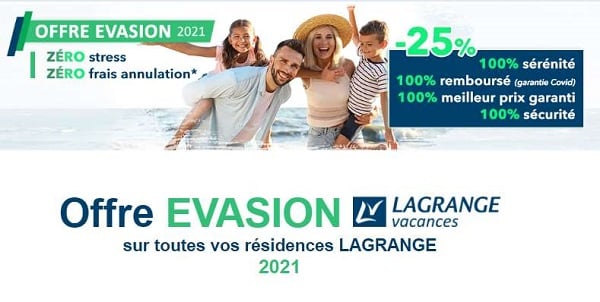 offre evasion lagrange vacances