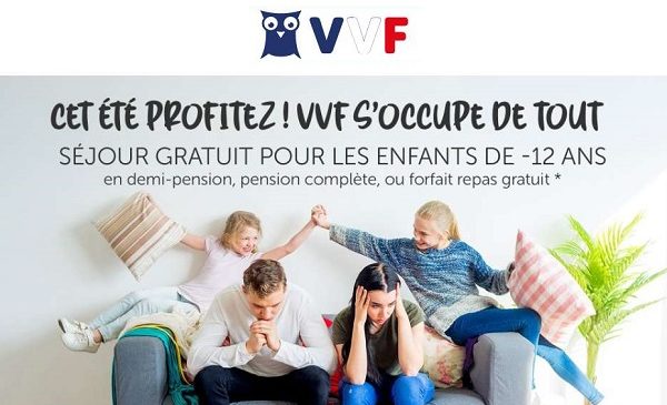 Offre Séjour été Vvf Séjour Gratuit Pour Les Enfants 12 Ans