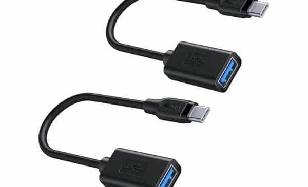 Lot De 2 Prises Adaptateur Usb C Vers Usb 3.0 Aukey Cb A26