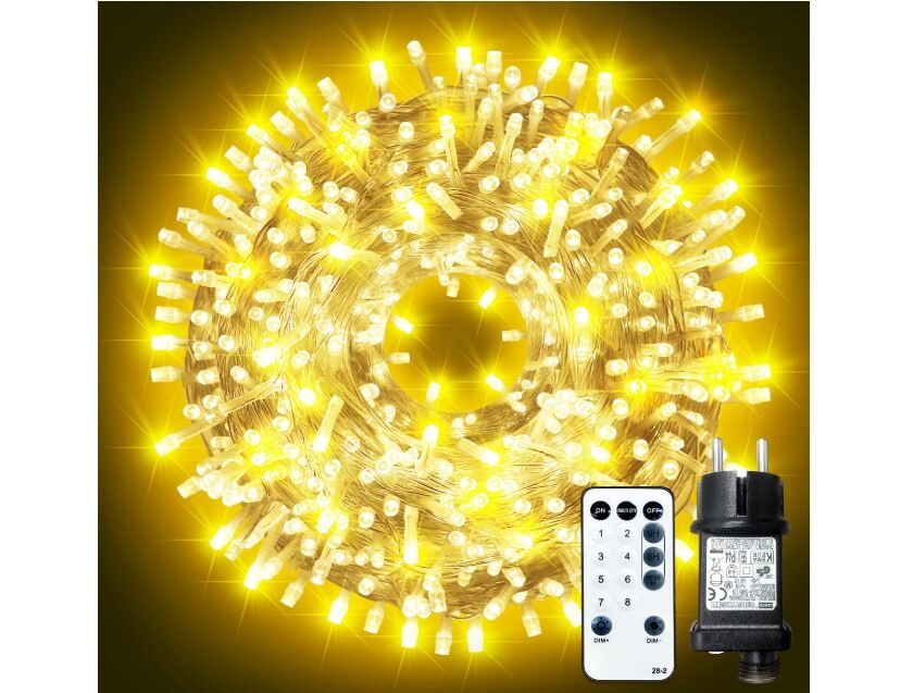 Promotion guirlande lumineuse ARKOCHIC 200 LED de 20 mètres à 12,09 € au lieu de 21,99 € promotion guirlande lumineuse arkochic 200 led de 20 mètres