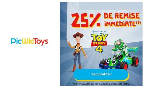 Remise Immédiate Sur Articles Toy Story Sur Picwictoys