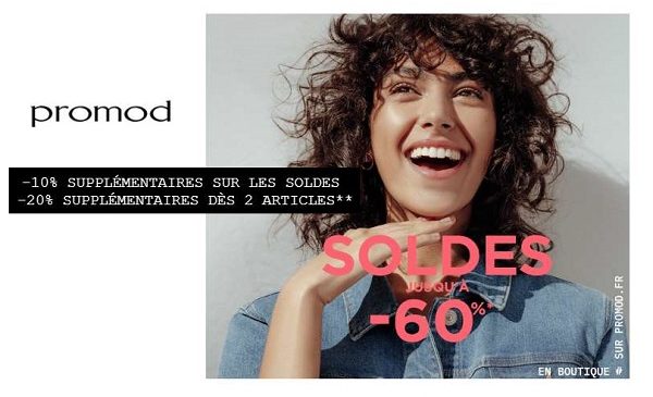 Soldes Promod 10% Supplémentaire Sans Mini Et 20% Supplémentaire Dès 2 Articles