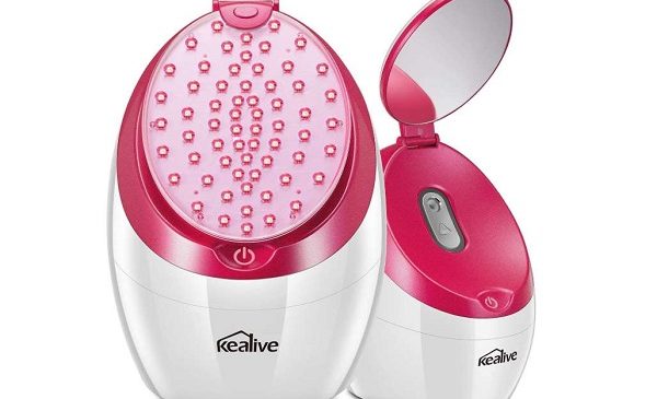 Vaporisateur Visage Kealive Pour Nettoyage En Profondeur Pores Et Photothérapie Led