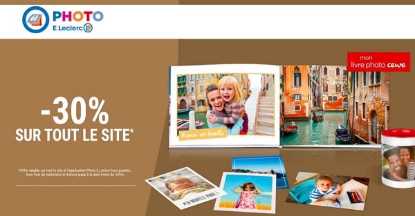 30% De Reduction Sur Tout Le Site Photomoinscher De Leclerc