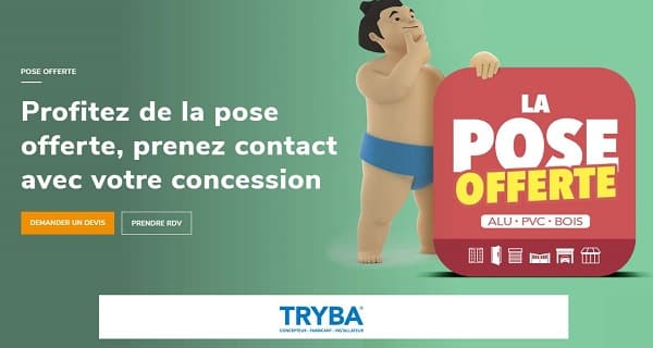 Porte, Volet, Fenêtre Tryba = La Pose Est Offerte Pour Toute Commande (devis En Ligne)