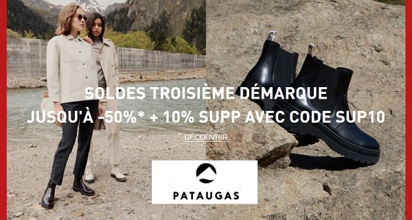 soldes pataugas nouvelle démarque jusqu’à 60%