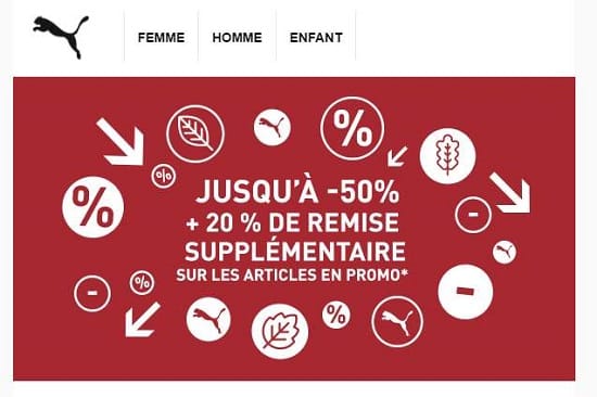 Soldes Puma 20% Supplémentaires Sur Tous Les Articles Démarqués