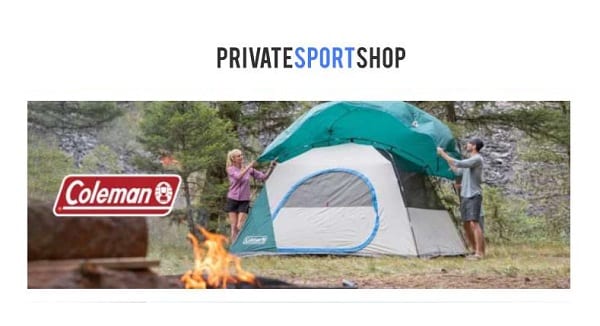 Vente privée Coleman : jusqu’a -65% sur l’équipement de camping