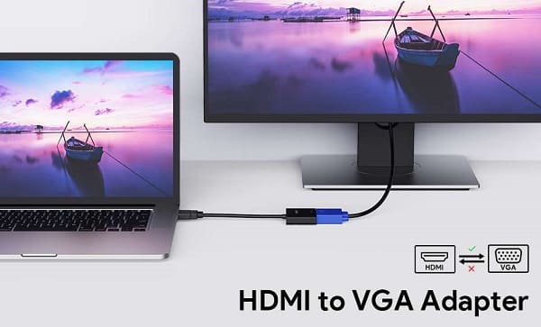 Adaptateur Hdmi Vers Vga 1080p Aukey Cb V4