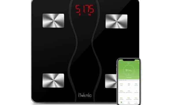 Pèse Personne Impédancemètre Connecté Bluetooth Iteknic
