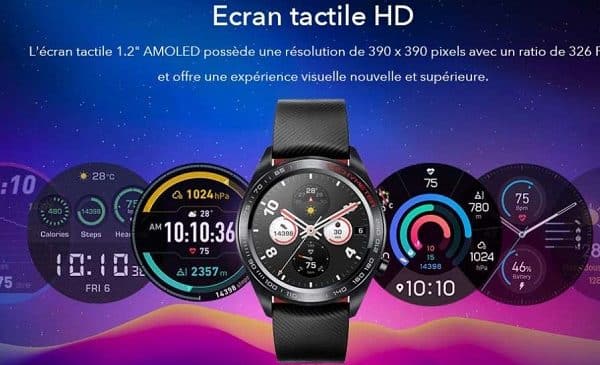 Smartwatch Watch Magic Honor Couleur Meteorite Black