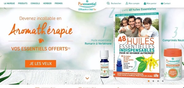 Aromathérapie: 1 Guide Pratique d’Aromathérapie + 1 huile + 1 base offertes dès 40€ dans les gammes Aroma Expert sur laboratoire Puressentiel