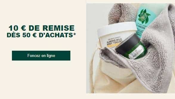 10€ De Reduction Sur Votre Commande The Body Shop