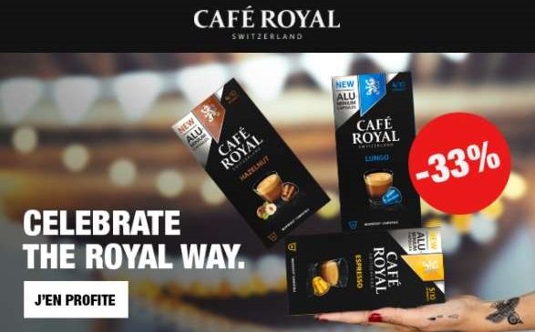 3 Boîtes De Capsules Café Royal Compatibles Avec Nespresso