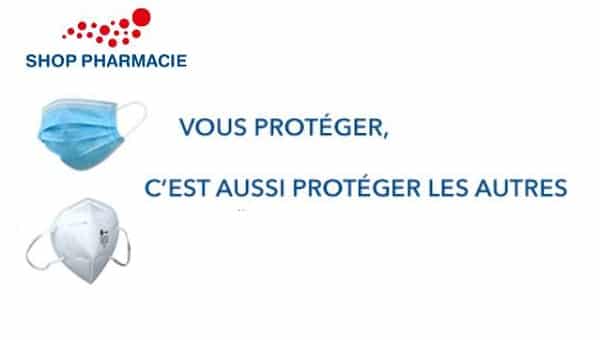 30% de réduction sur tous les masques vendus sur Shop-pharmacie