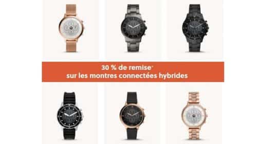 30 % De Reduction Sur Les Montres Connectées Hybrides Fossil