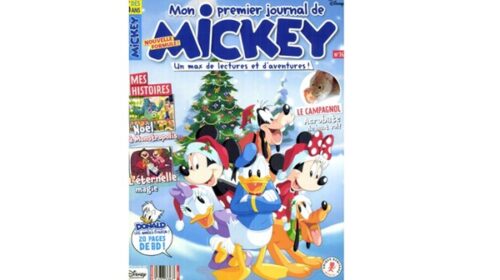 Abonnement Mon Premier Journal de Mickey pas cher : 56,95€ l’année au lieu de 71€