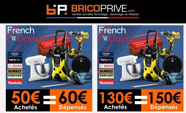 French Days Bricoprivé Carte Cadeau Brico Privé