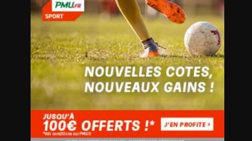 Jusqu'à 100€ Remboursés Sur Vos Paris Sportifs Si Perdus Sur Pmu