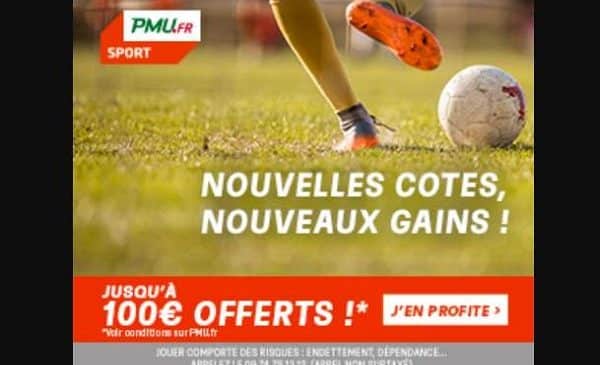 Jusqu'à 100€ Remboursés Sur Vos Paris Sportifs Si Perdus Sur Pmu