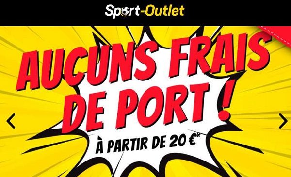 Livraison Gratuite Sur Sport Outlet à Partir De 20€