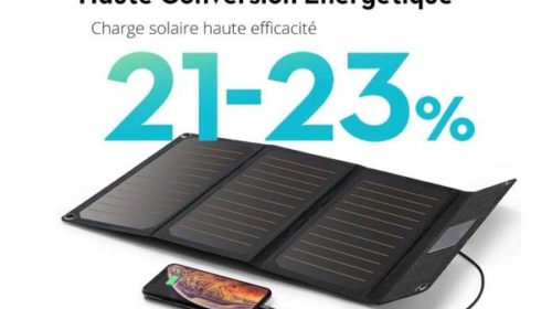 Chargeur Panneau Solaire 21w Ravpower Rp Pc118