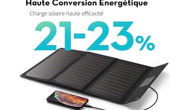 Chargeur Panneau Solaire 21w Ravpower Rp Pc118