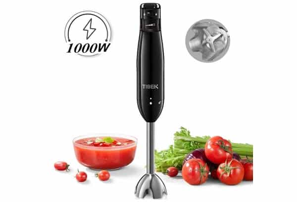 CUISINE: 16,99€ le mixeur plongeant 1000W TIBEK ( 4 vitesses)