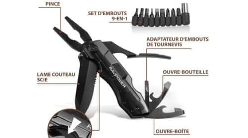 Pince Multifonctions 5 En 1 Couteau Suisse Et Adaptateur Tournevis Ravpower