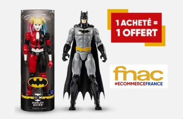 1 figurine Batman 30 cm achetée = 1 gratuite (FNAC)