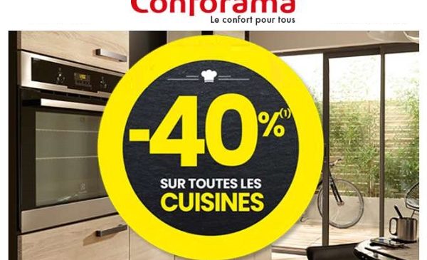 40% De Reduction Sur Toutes Les Cuisines Conforama