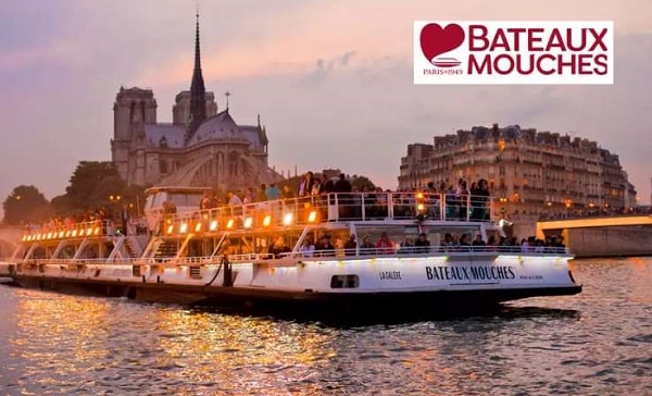 Billet Bateaux Mouches moins cher : 11€ croisière promenade Paris (billet non daté)