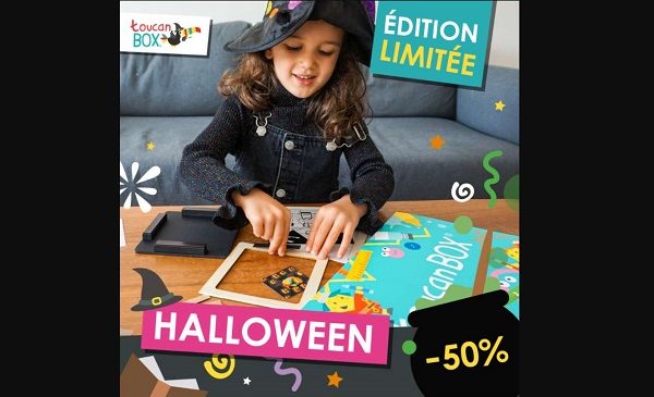 Box Créative Enfant Toucanbox Spécial Halloween Moitié Prix