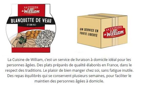 La Cuisine De William 7 Plats Tout Prêts Achetés = La Livraison Offerte