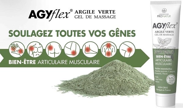 Lot de 2 AGYflex ARGILE VERTE des Laboratoire PRONATUR à -50% ( 1acheté = 1 gratuit) : 24€ port inclus