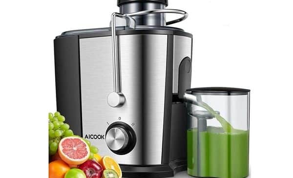 Centrifugeuse Fruits Et Légumes Aicook 600w Large Ouverture