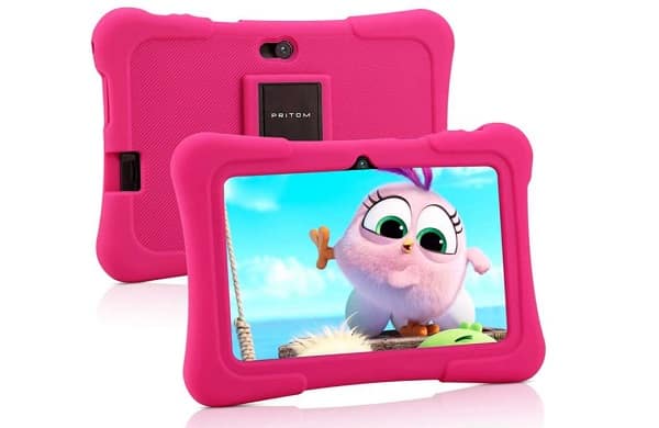 éducation Pritom Tablette pour enfants 7 Android 10 16 Go ROM logiciel pour enfants préinstallé tablette pour enfants bleu WiFi Bluetooth contrôle parental 