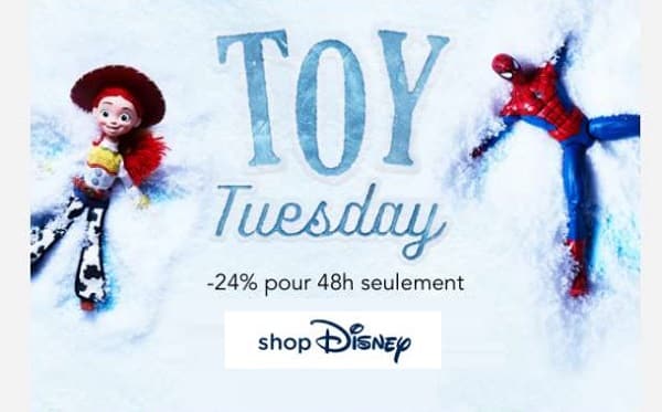 24% de remise sur des jouets et déguisements Shop Disney