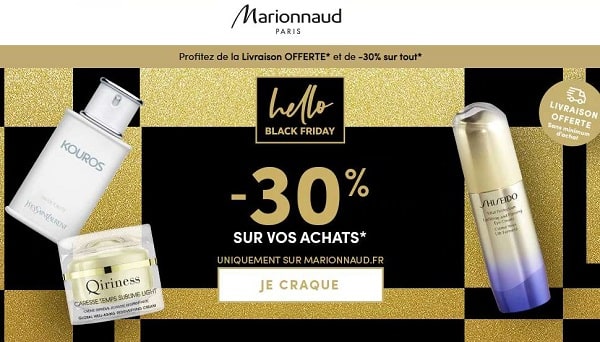 30% De Réduction Sur Le Site Marionnaud Et Livraison Domicile Gratuite