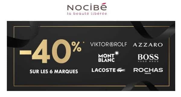 Bonne affaire : 40% sur tous les parfums Lacoste, Boss, Azzaro, Rochas, Montblanc sur Nocibé