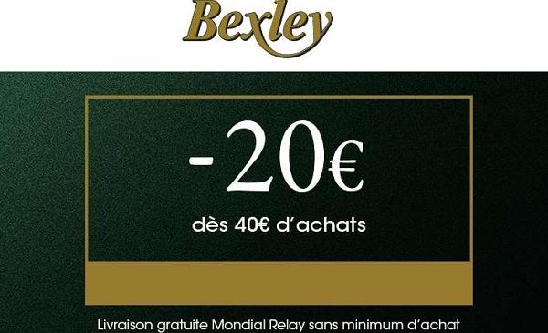 Black Friday Bexley 20€ De Remise