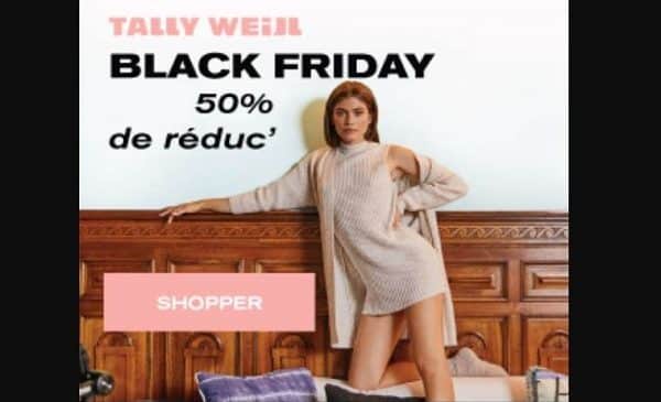 Black Friday Tally Weijl 50% De Remise En Plus Sur Tous Les Articles En Promotion