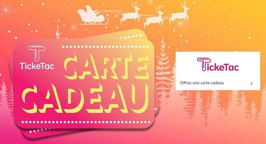 carte cadeau ticketac moins chère