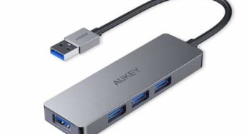 FLASH: 9,59€ le HUB Ultra Slim aluminium Aukey CB-H36 (4 Ports USB 3.0 )