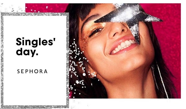 Offre Single day Sephora : 20% sur une grande sélection de maquillage et soins (-25% sur coffrets Parfum dès 69€)