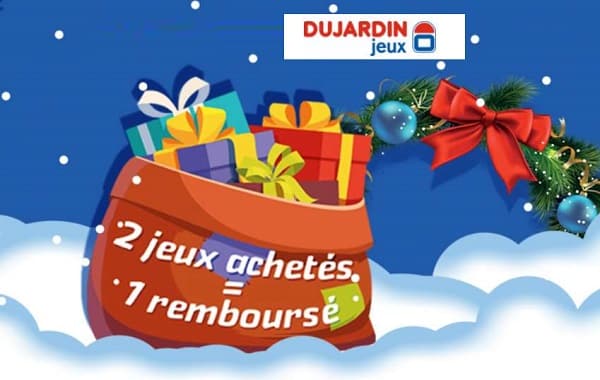 Offre de Noel jeu Dujardin 🎅 1 jeu acheté = 1 jeu offert (le moins cher 100% remboursé)