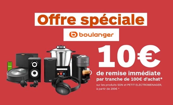 Opération Petit Électroménager sur Boulanger