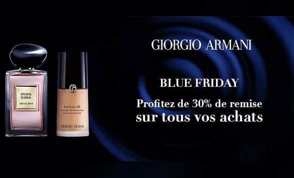 Pour Le Blue Friday De Armani Beauty Obtenez 30% De Remise Sur Tout Le Site