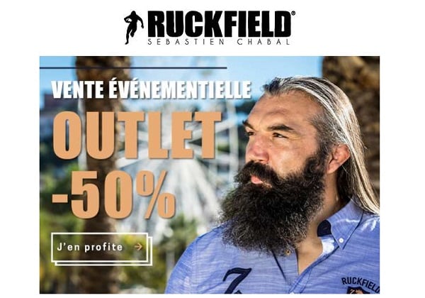 Vente événementielle Ruckfield Sébastien Chabal